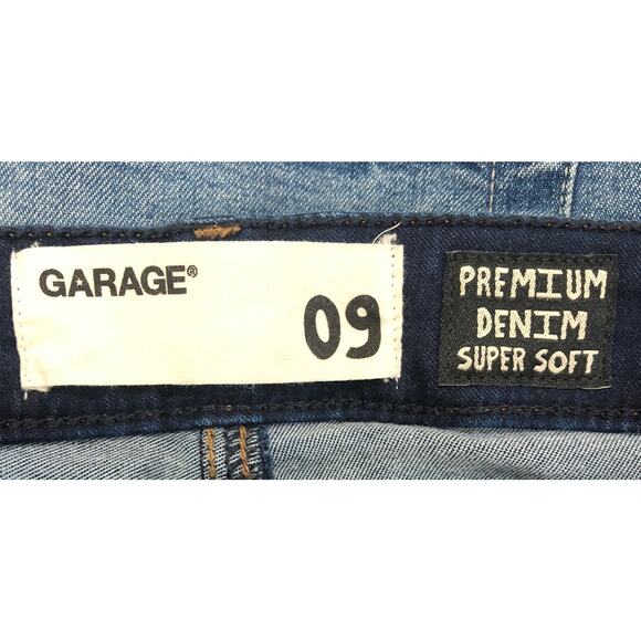 Garage Premium Super Soft Dark Blue Denim Skinny Leg Jeans - Picture 6 of 7